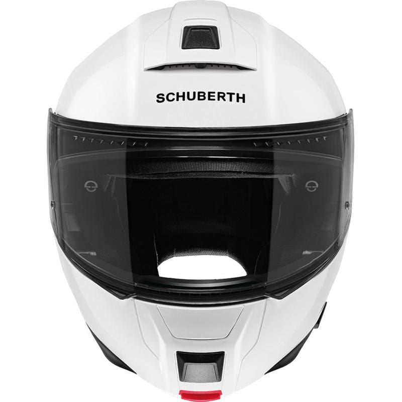 Schuberth C5 Gloss White Modular Flip Front Motorcycle Helmet - New for 2023/2024 - Averys Motorcycles