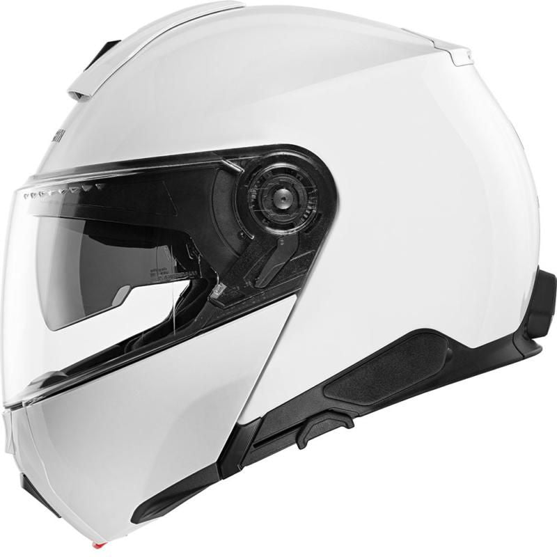 Schuberth C5 Gloss White Modular Flip Front Motorcycle Helmet - New for 2023/2024 - Averys Motorcycles