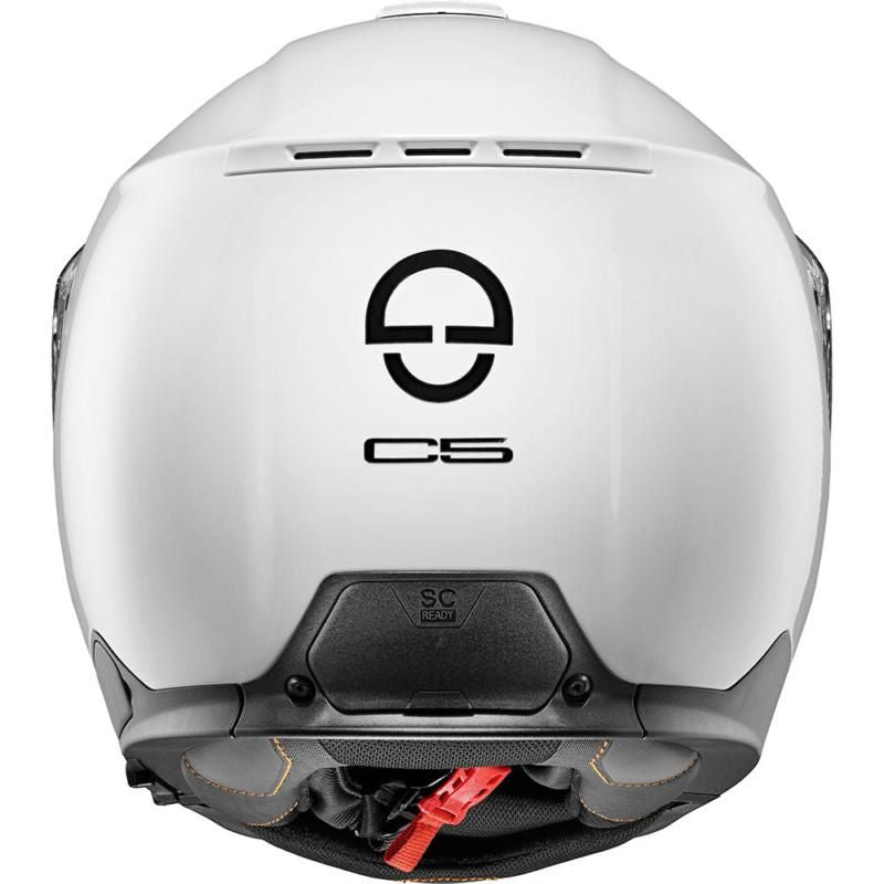 Schuberth C5 Gloss White Modular Flip Front Motorcycle Helmet - New for 2023/2024 - Averys Motorcycles