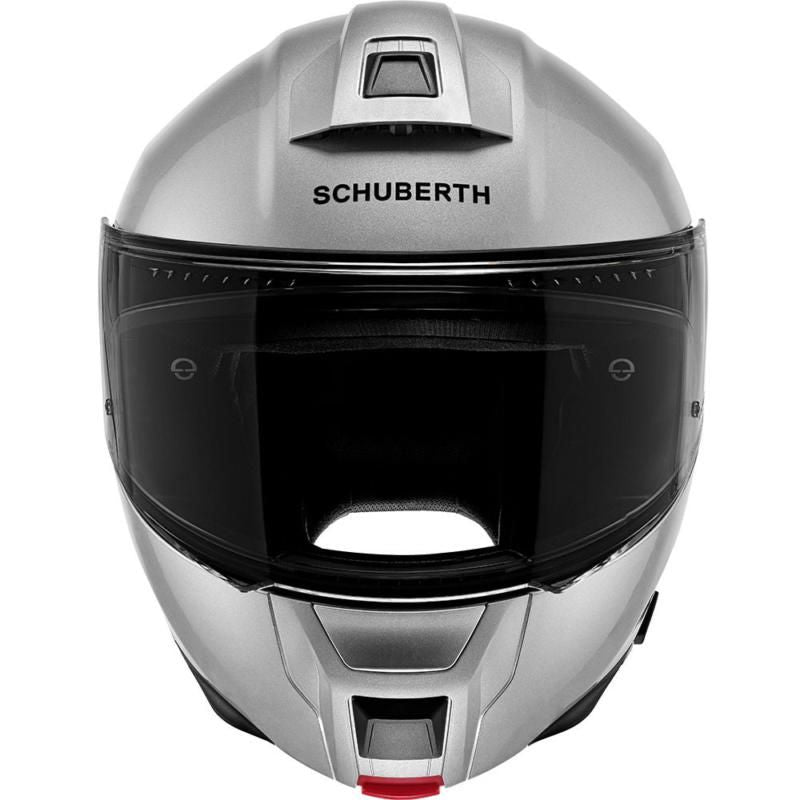 Schuberth C5 Gloss Silver Modular Flip Front Motorcycle Helmet - New for 2023/2024 - Averys Motorcycles