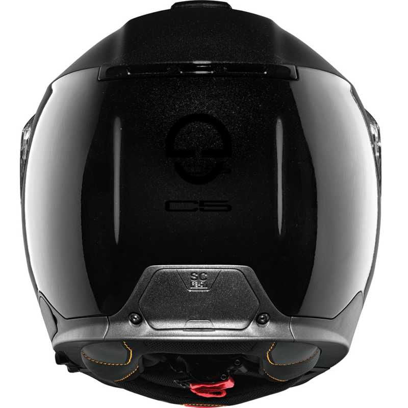 Schuberth C5 Gloss Black Modular Flip Front Motorcycle Helmet - New for 2023/2024 - Averys Motorcycles