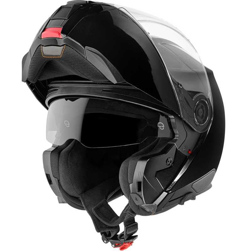 Schuberth C5 Gloss Black Modular Flip Front Motorcycle Helmet - New for 2023/2024 - Averys Motorcycles