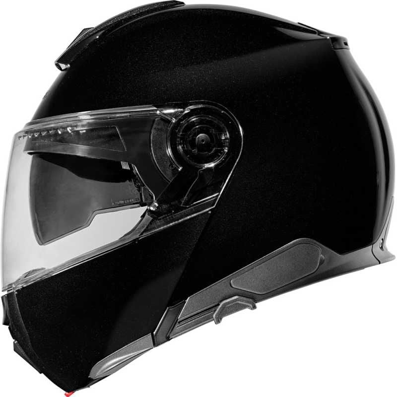 Schuberth C5 Gloss Black Modular Flip Front Motorcycle Helmet - New for 2023/2024 - Averys Motorcycles