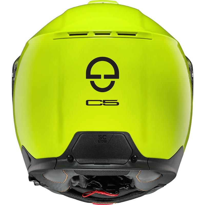 Schuberth C5 Flouro Yellow Modular Flip Front Motorcycle Helmet - New for 2023/2024 - Averys Motorcycles