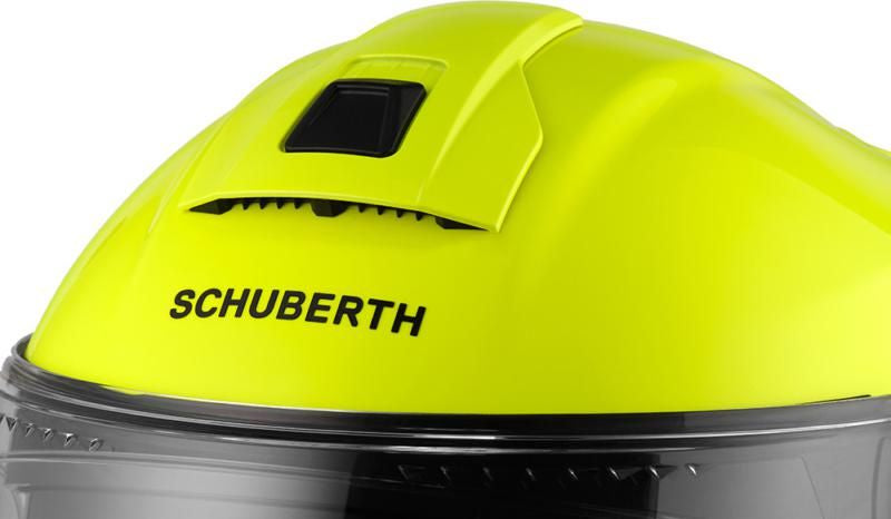 Schuberth C5 Flouro Yellow Modular Flip Front Motorcycle Helmet - New for 2023/2024 - Averys Motorcycles