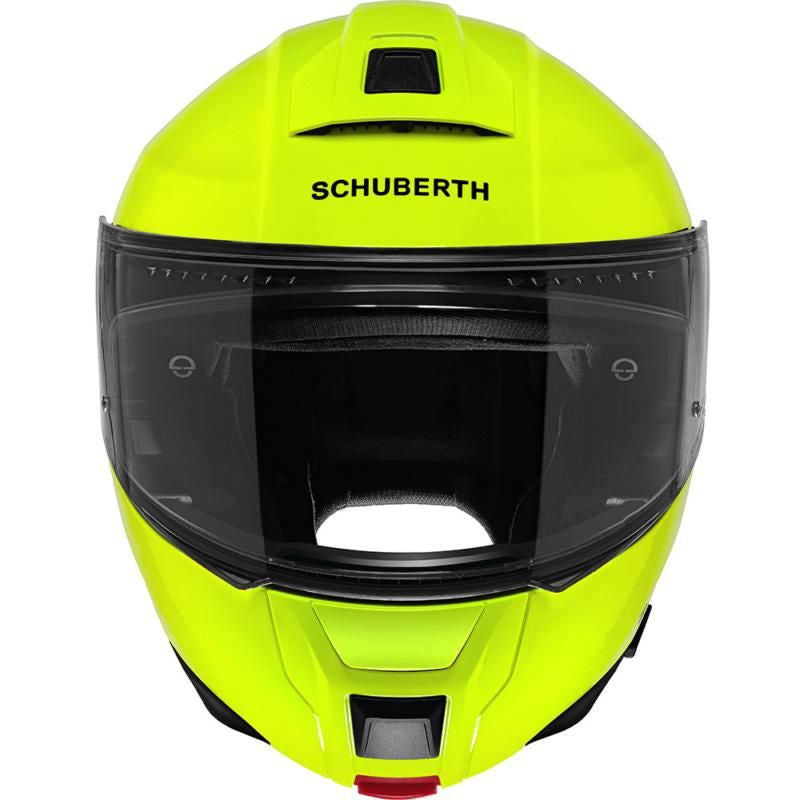 Schuberth C5 Flouro Yellow Modular Flip Front Motorcycle Helmet - New for 2023/2024 - Averys Motorcycles