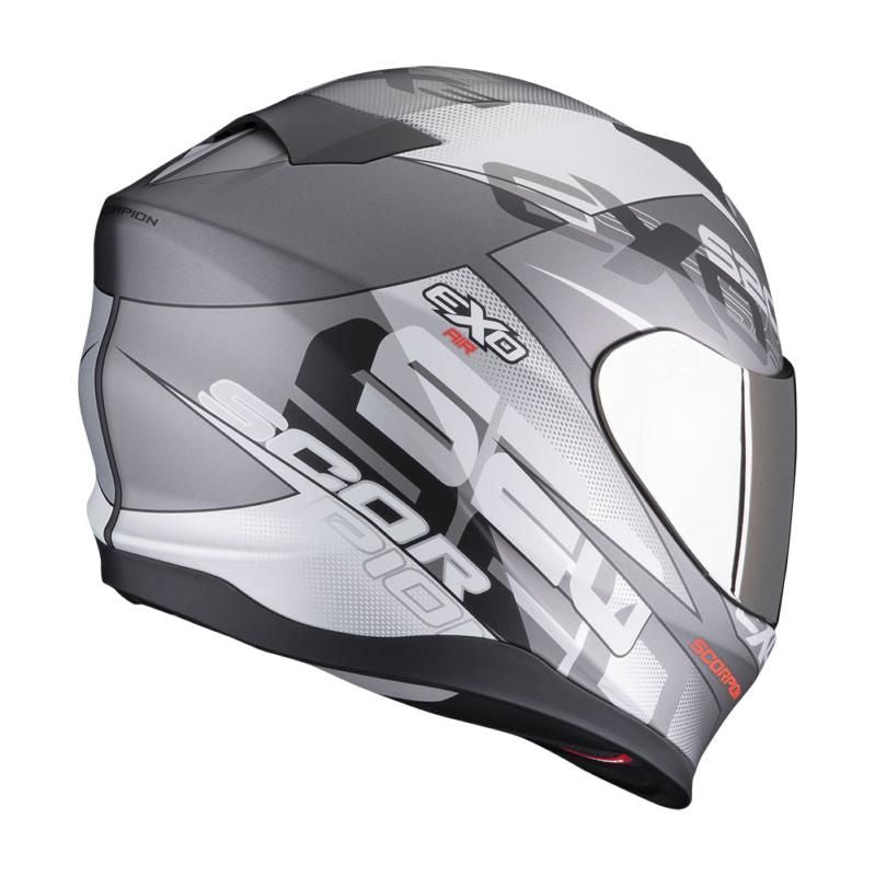 Scorpion Exo 520 Evo Cover Silver Motorcycle Helmet - New for 2023/2024 - Averys Motorcycles