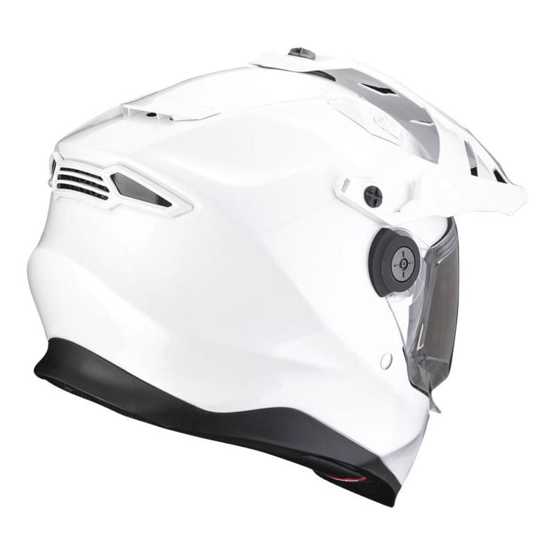 Scorpion Exo ADF-9000 Pearl White Adventure Touring Motorcycle Helmet - New for 2023/2024 - Averys Motorcycles