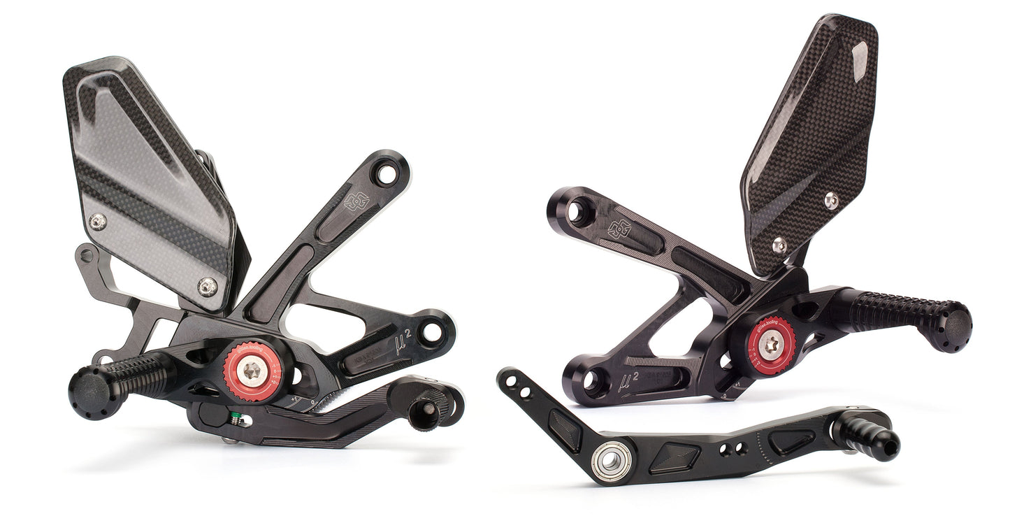 MUE2 Rearsets - Averys Motorcycles