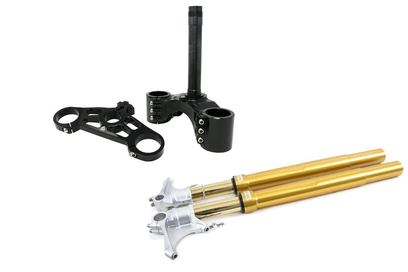 CNC Racing Triple Clamps & Ohlins FGRT210 Forks - Averys Motorcycles