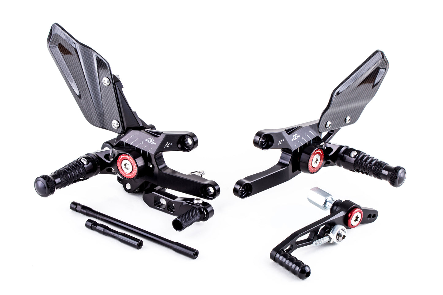 MUE2 Rearsets - Averys Motorcycles